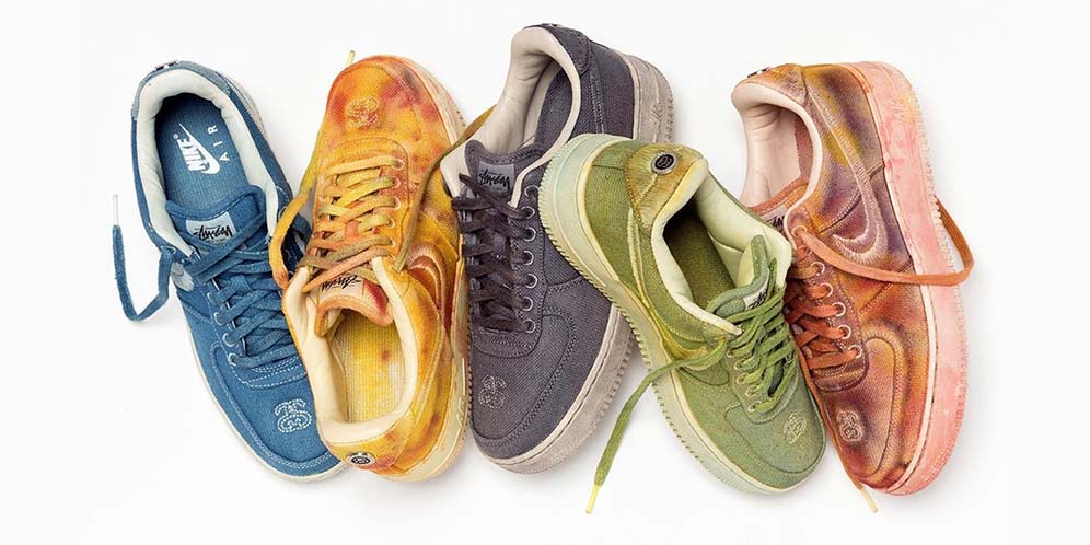 Nike Air Force 1s X Stussy Hadirkan Hand Dye